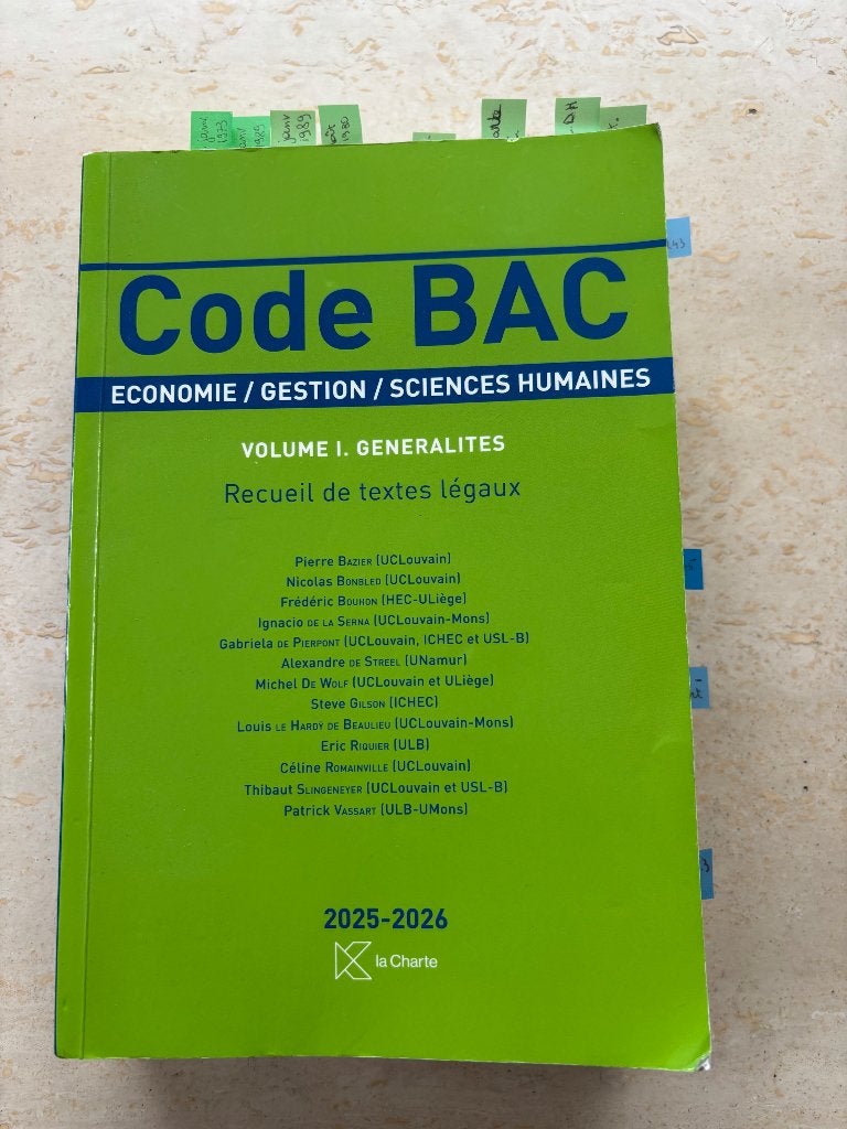 Code bac, Livres, Enlèvement ou Envoi, Utilisé, Enseignement supérieur, Autre