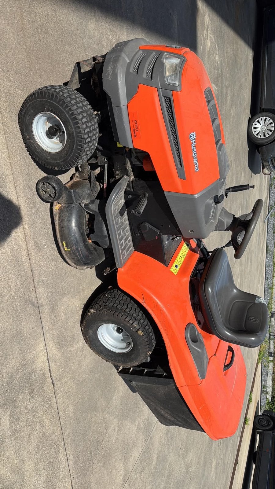 Husqvarna zitmaaier topstaat, Enlèvement ou Envoi, Comme neuf
