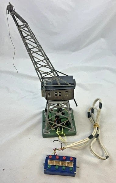 Grue électrique Märklin H0 451 avec commande, modèle vintage, Analogique, Courant alternatif, Wagon, Comme neuf