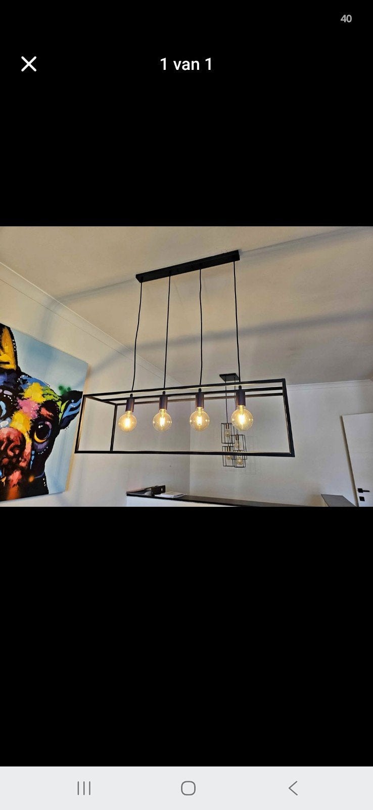 Hanglamp eetkamer, Huis en Inrichting, Lampen | Hanglampen, Ophalen