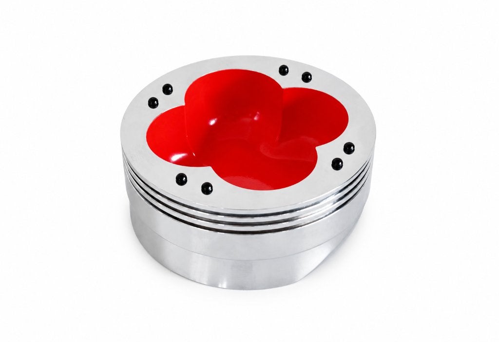 Vintage Ashtray Ferrari Chrome Piston Cylinder Design, Collections, Enlèvement ou Envoi, Comme neuf, Cendrier