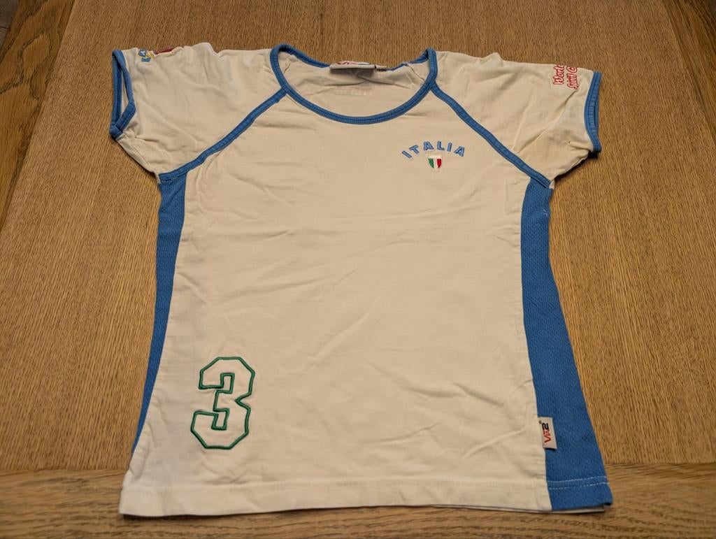 Via2 t-shirt Italia maat M, Kleding | Dames, Maat 38/40 (M), Wit, Ophalen of Verzenden, Zo goed als nieuw