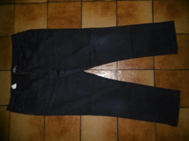 Donkerblauwe jeans Bel & Bo, maat 44. Straight, Bel & Bo, Enlèvement ou Envoi
