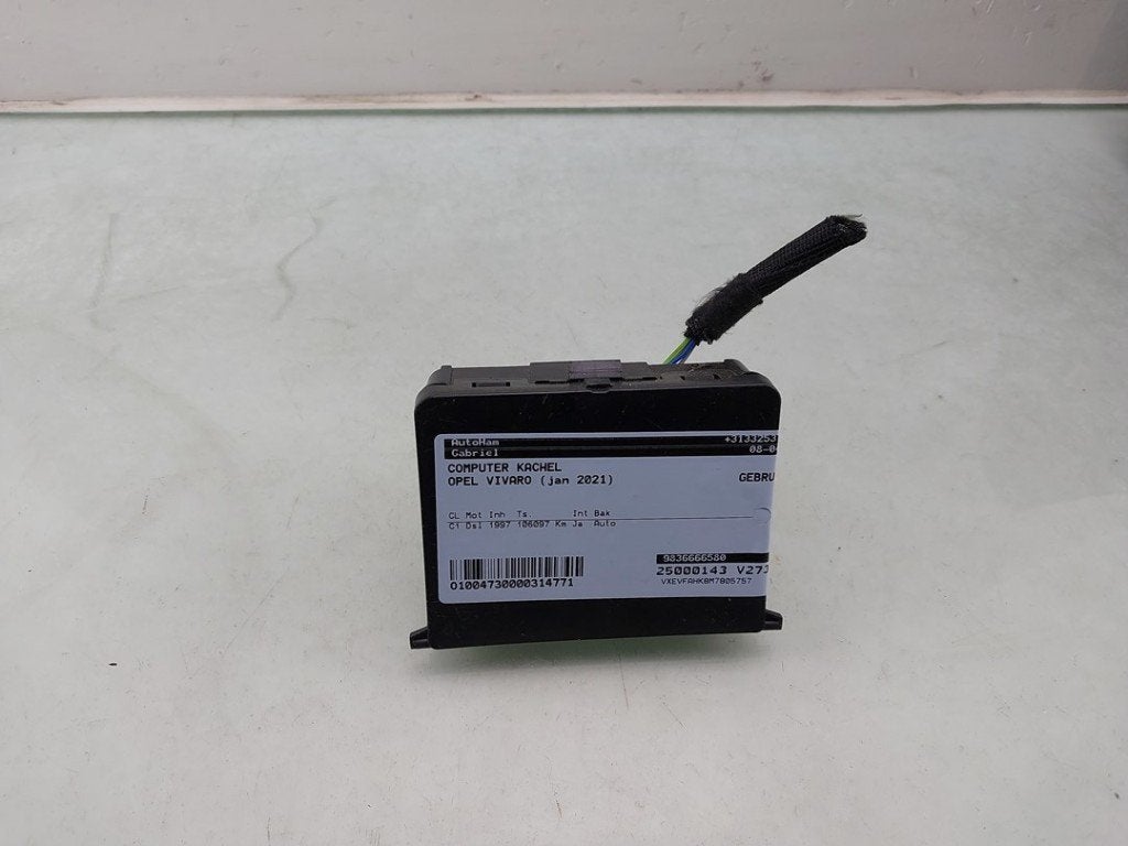 ORDINATEUR GESTION TEMPERATURE Opel Vivaro (01-2019/03-2024), Utilisé, Opel