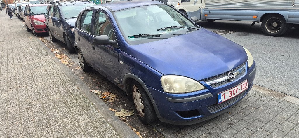 Opel corsa, Auto's, Voorwielaandrijving, Stof, Blauw, Particulier