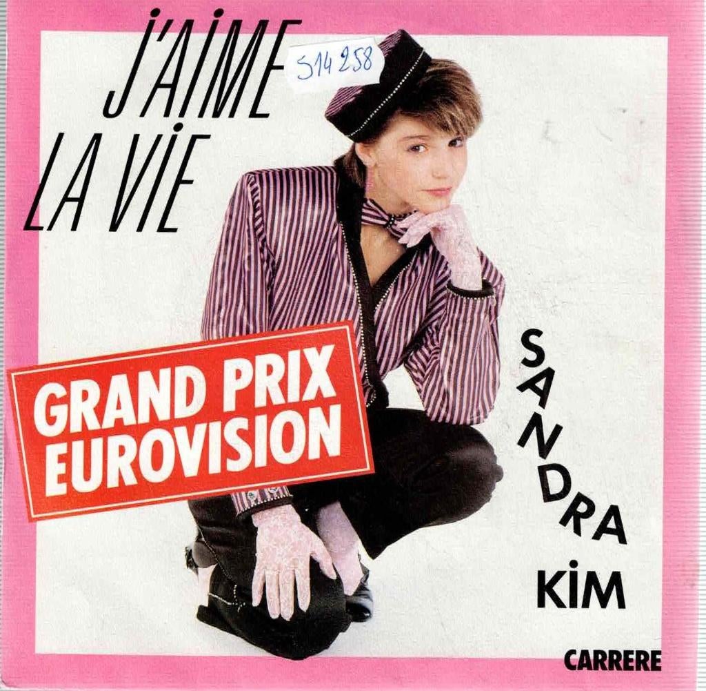 vinyl  7 "  /  Sandra Kim – J'aime La Vie, Cd's en Dvd's, Vinyl | Overige Vinyl, Ophalen of Verzenden, 1980 - 1989, Gebruikt, 7 inch