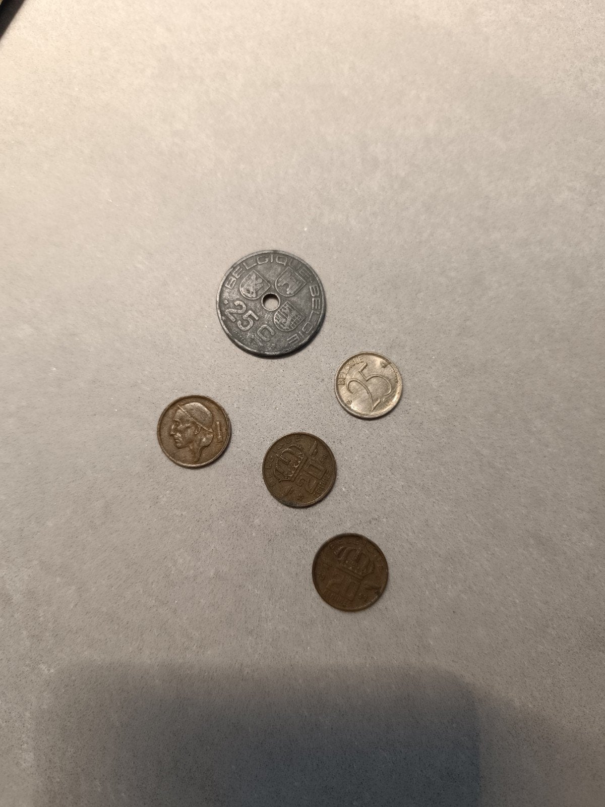 Oude munten, Belgische franken, Ophalen of Verzenden