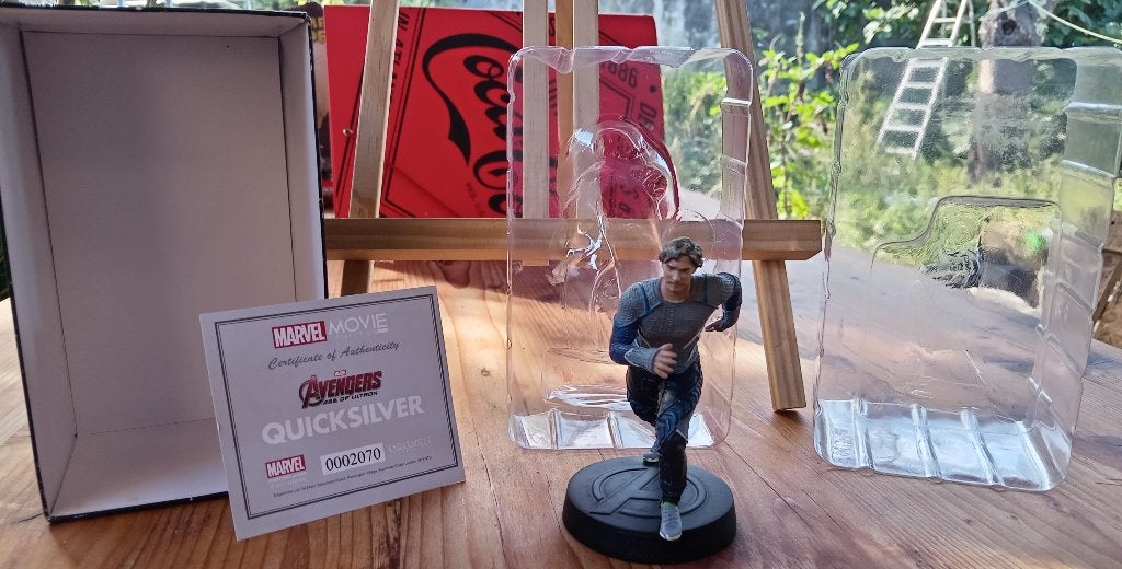 Figurine Quicksilver Marvel Avengers certificat n2070, Collections, Envoi, Comme neuf, Fantasy