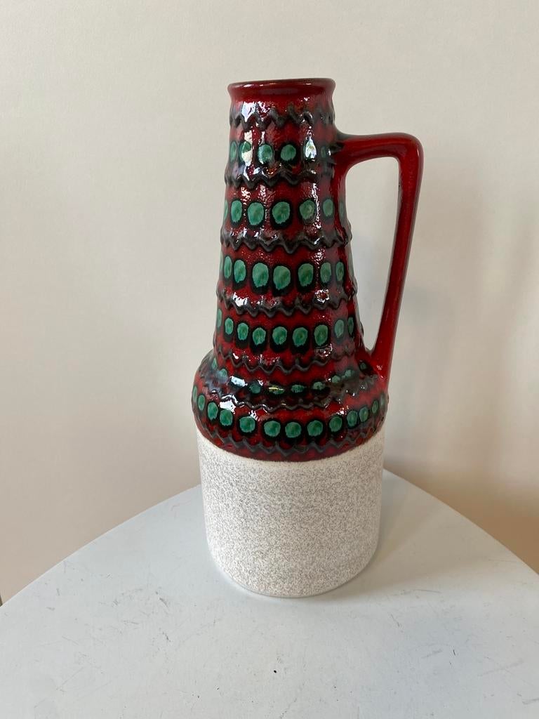 Vintage West Germany Bay Keramik vaas, Antiek en Kunst, Ophalen of Verzenden