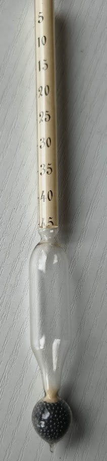 Antieke pèse-lessives (loogmeter) — Stutz & Cie, Lille, Antiek en Kunst, Ophalen of Verzenden