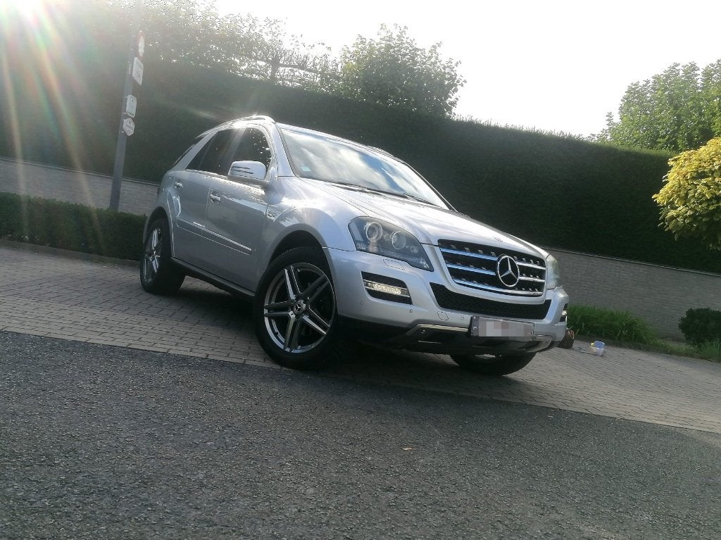 Mercedes ML 300 CDI V6 – Lichte vracht-BTW wagen, Auto's, Automaat, Euro 5, Zwart, Leder