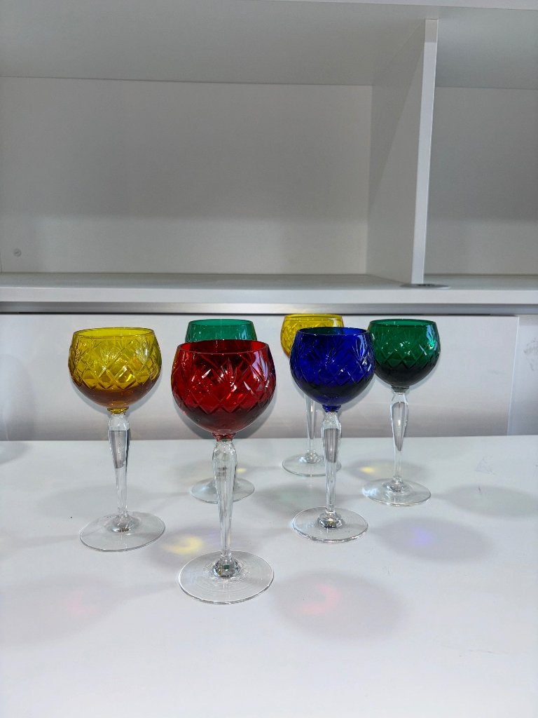 6 Verres style Römer, Verzamelen, Glas en Drinkglazen, Ophalen of Verzenden