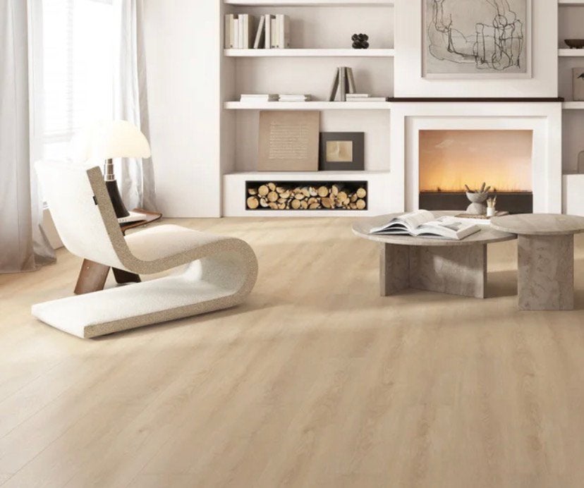 Parquet pvc neuf a coller, Neuf, Parquet, Beige, Enlèvement