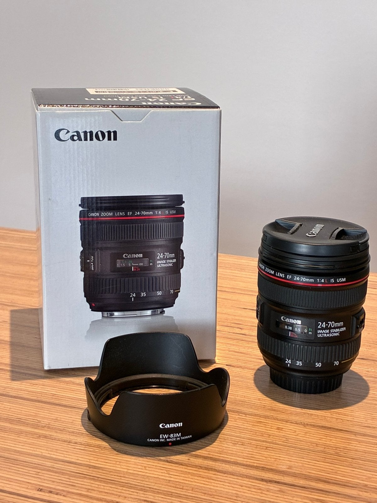 Canon EF 24-70mm f/4L IS USM, Audio, Tv en Foto, Foto | Lenzen en Objectieven, Ophalen, Canon, Zo goed als nieuw, Zoom