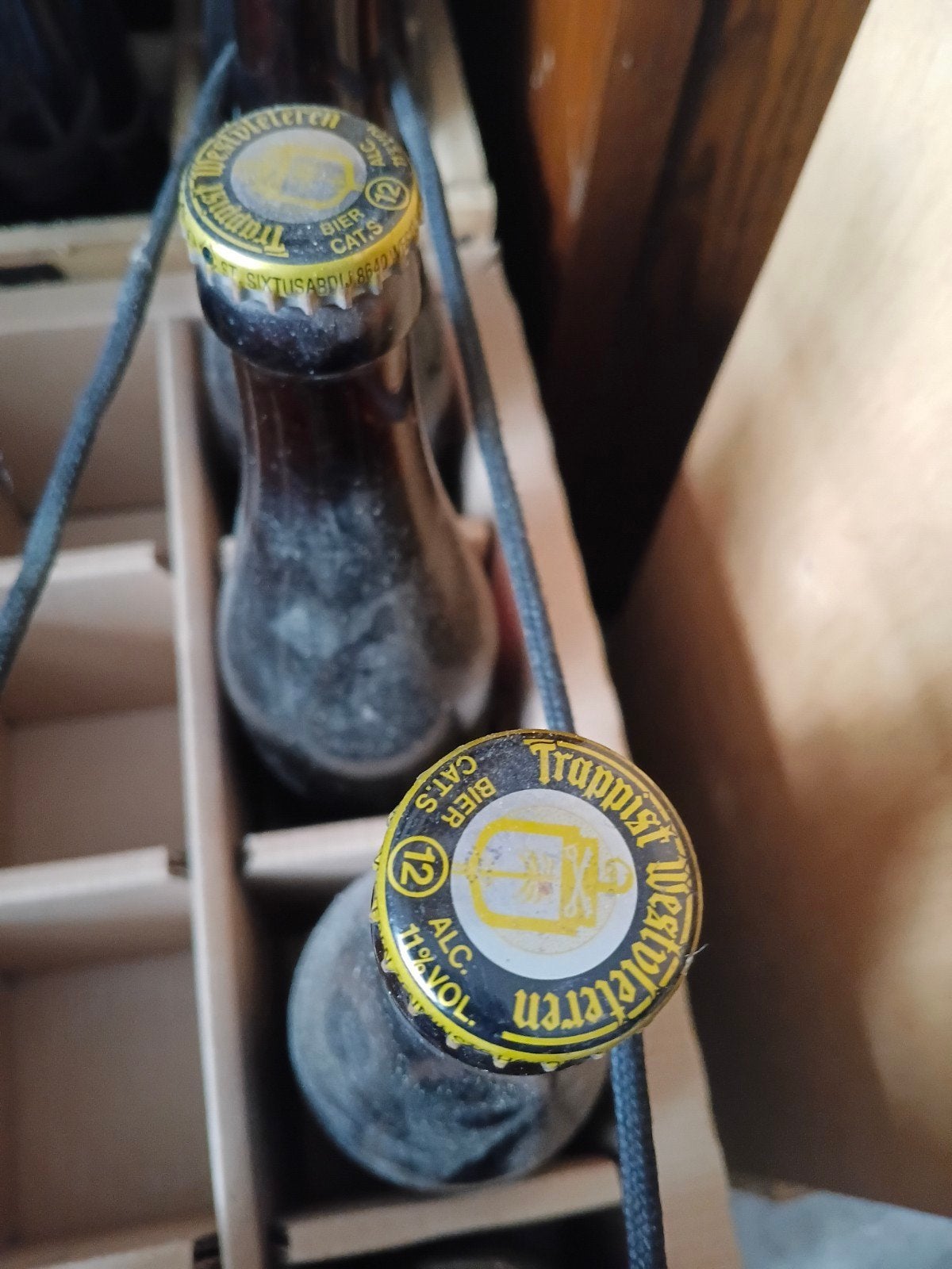 5 flesjes Westvleteren 12 , vvd 07/07/2001, Collections, Enlèvement, Bouteille(s), Autres marques