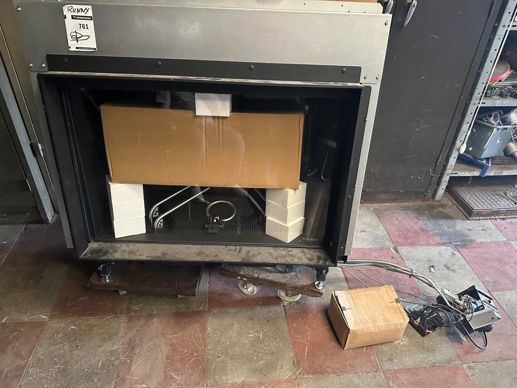 Nieuw nog niet gebruikt inbouw gas Haard, Huis en Inrichting, Haarden, Ophalen, Nieuw