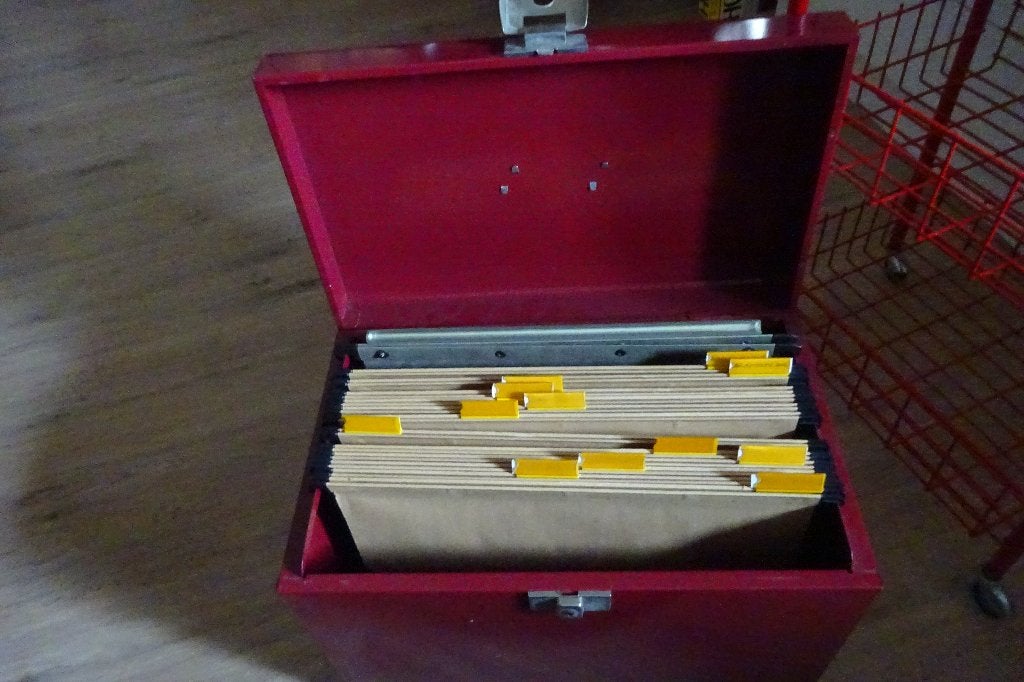 archiefbox, Ophalen, Gebruikt