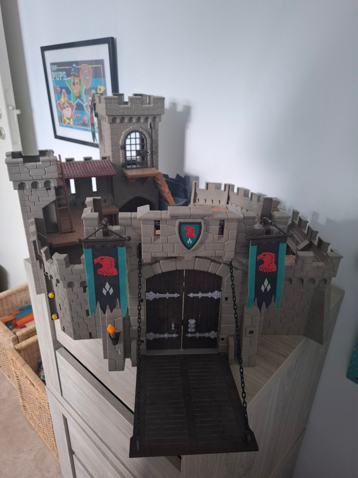 Grand château Playmobil avec pont-levis, Enfants & Bébés, Enlèvement