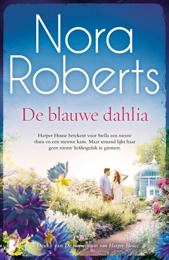 Te Koop Boek DE BLAUWE DAHLIA Nora Roberts, Livres, Enlèvement ou Envoi, Comme neuf, Amérique, Nora Roberts