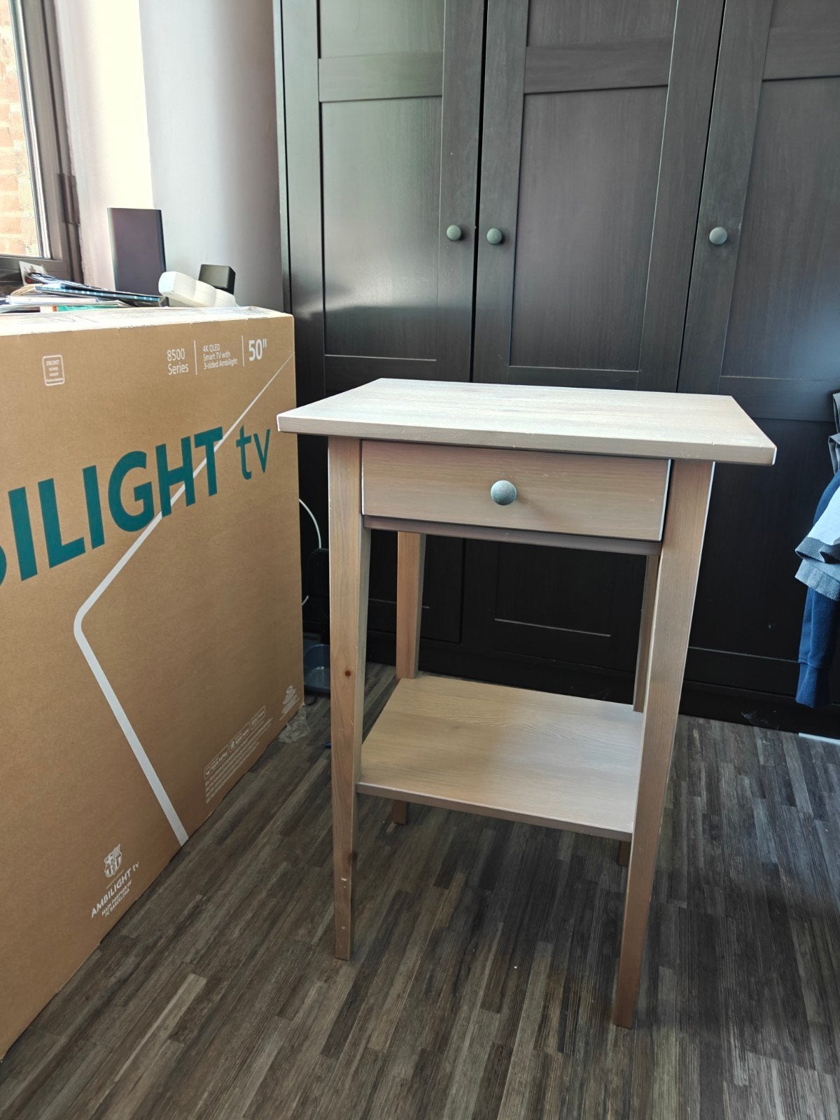 nachtkastje Ikea Hemnes, Moins de 55 cm, Comme neuf, Moins de 45 cm, Enlèvement