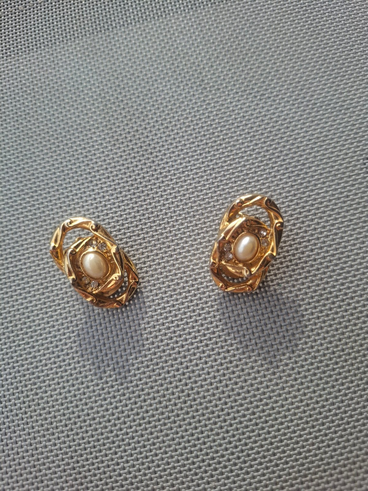 Fantasie juwelen knijpers, Handtassen en Accessoires, Oorbellen, Ophalen, Goud, Goud