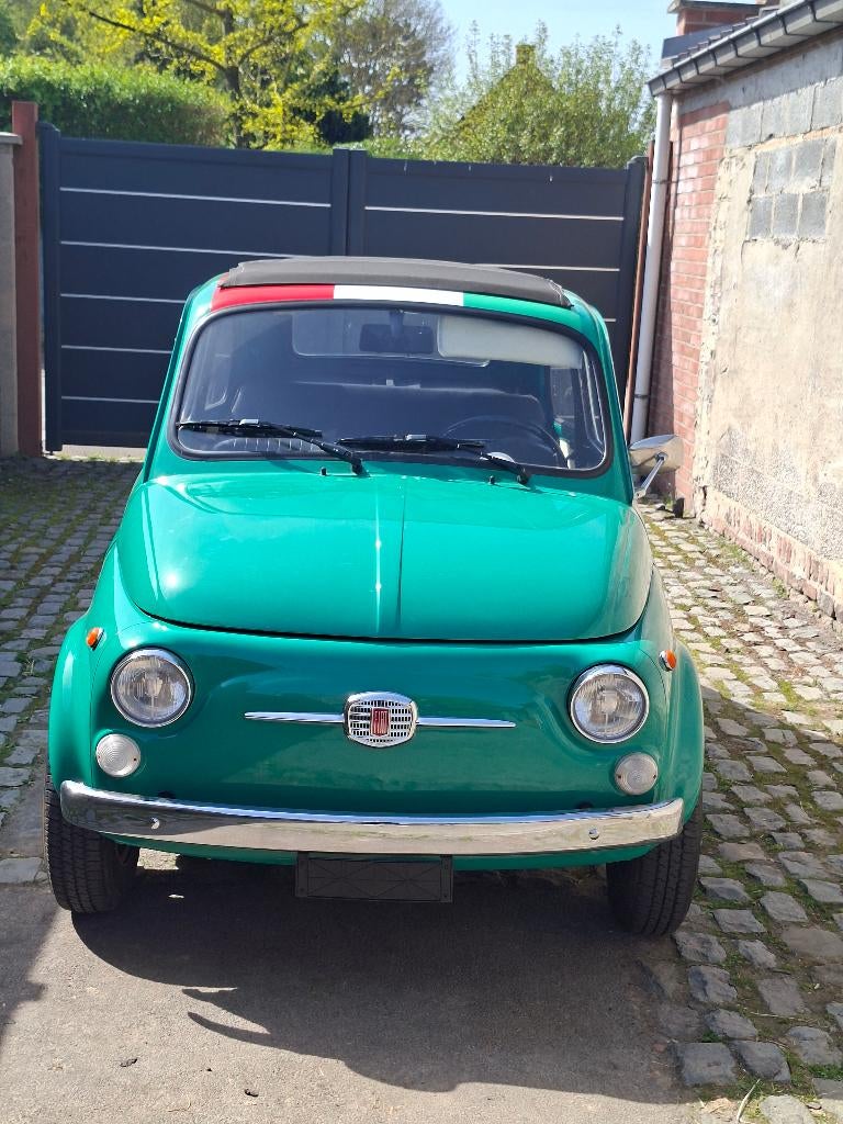 Fiat 500 F nuova 1971 ancêtre, Autos, Fiat, Cuir, Achat, Boîte manuelle, Toit ouvrant