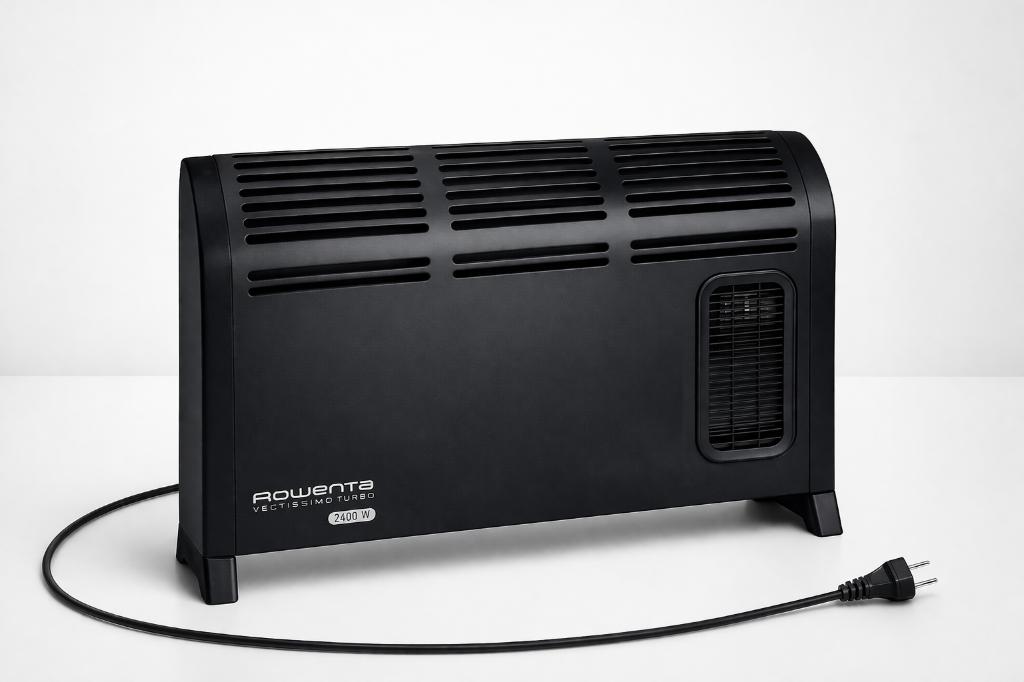 Radiateur électrique Rowenta Turbo 2400 W, 800 watts ou plus, Comme neuf, Enlèvement, Poêle