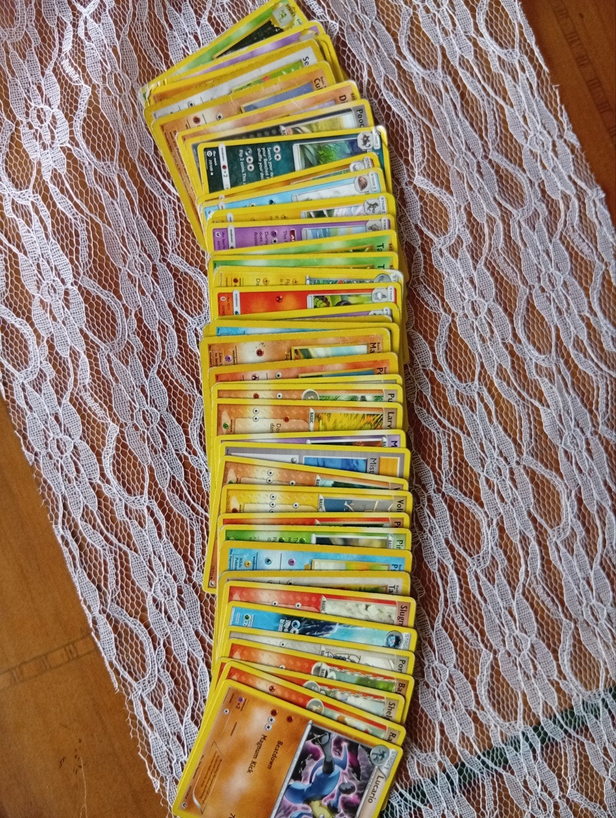 Lot van 40 Pokémon kaarten, Ophalen of Verzenden