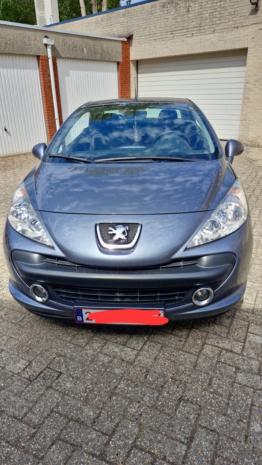 Peugeot 207cc cabriolet gris argenté, Autos, Argent ou Gris, Achat, Cabriolet, Noir