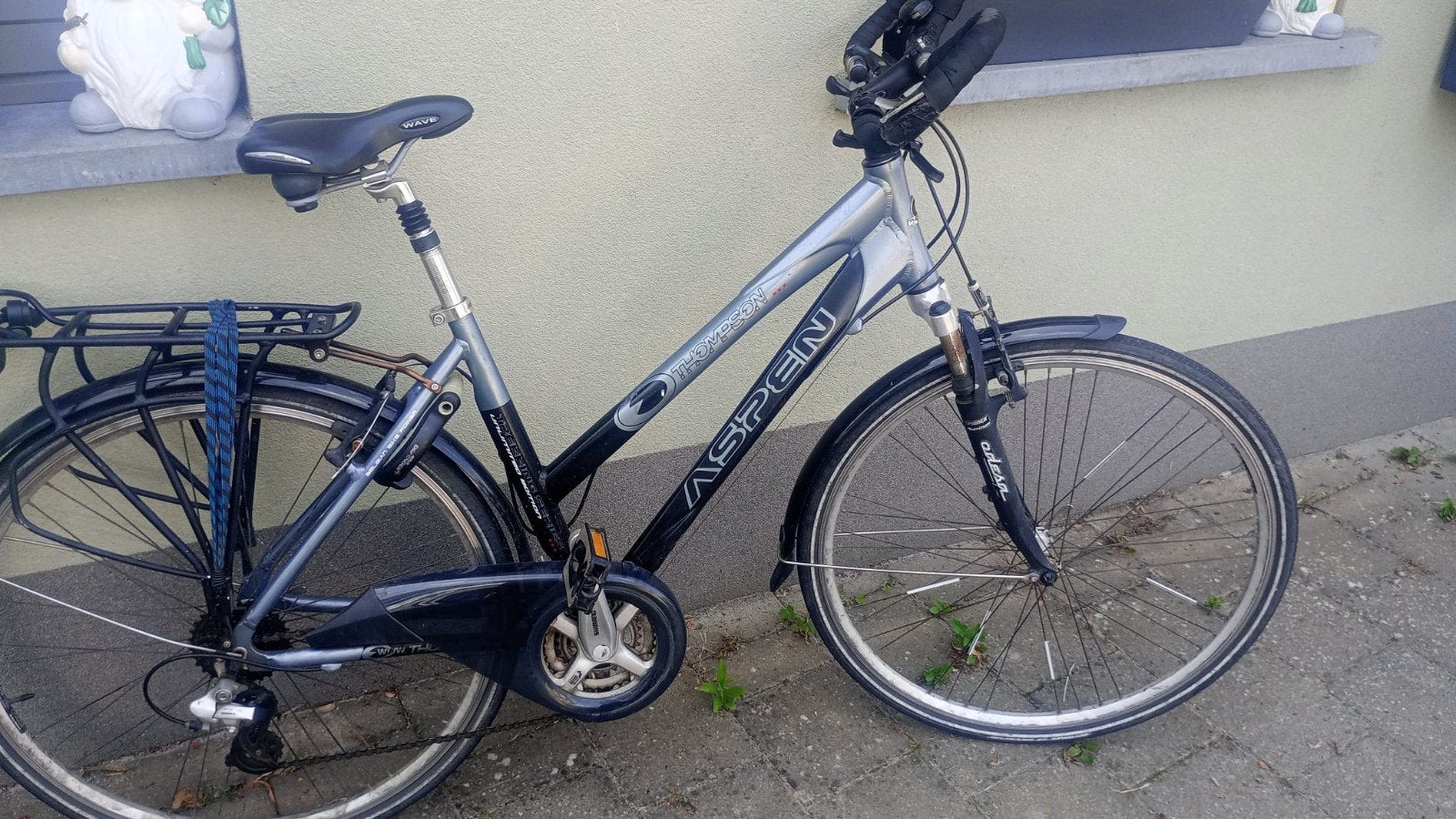 Thompson herenfiets, Fietsen en Brommers, Gebruikt, Velgrem, Versnellingen, 53 tot 57 cm