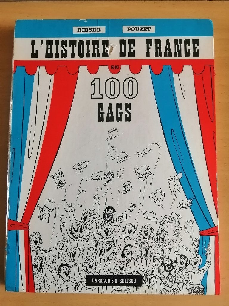 BD L'histoire de France en 100 gags de Reiser E.O.1969, Boeken, Stripverhalen, Eén stripboek, Ophalen of Verzenden, Reiser