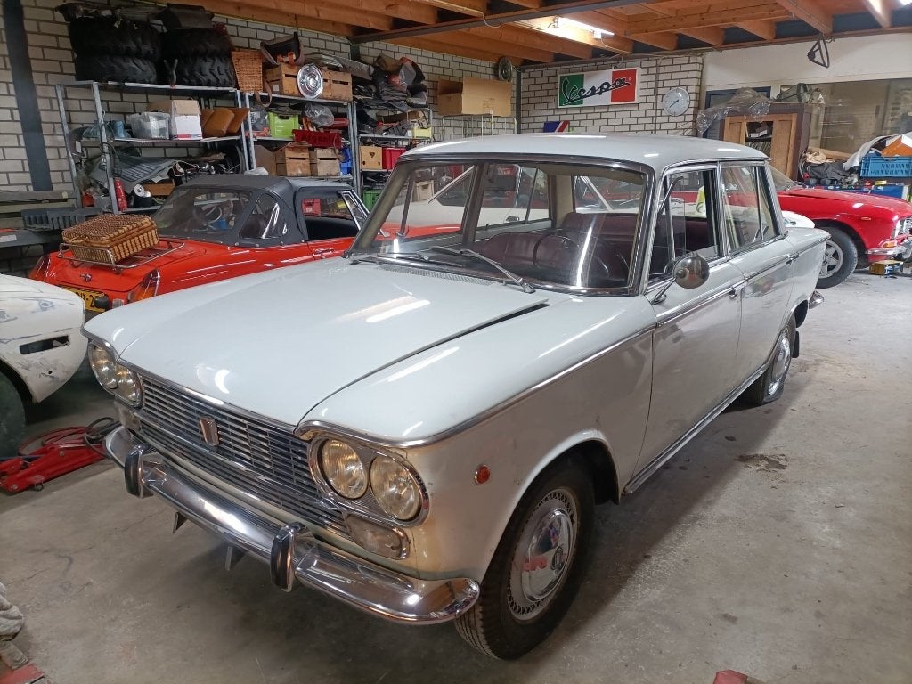 Fiat 1500c 1967 oldtimer, Auto's, 4 deurs, Achterwielaandrijving, Wit, Overige kleuren