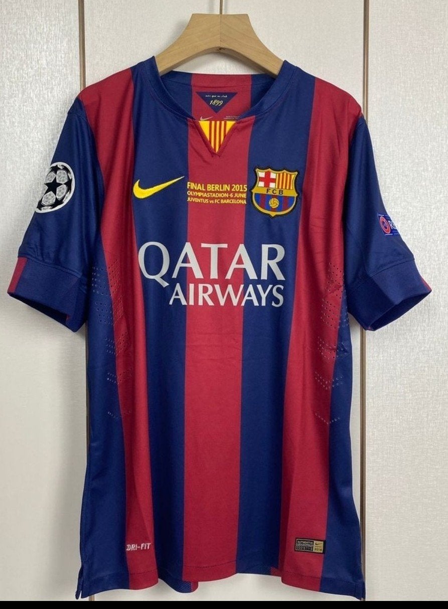 Barcelona Messi Voetbalshirt Champions League Finale 2014, Ophalen of Verzenden