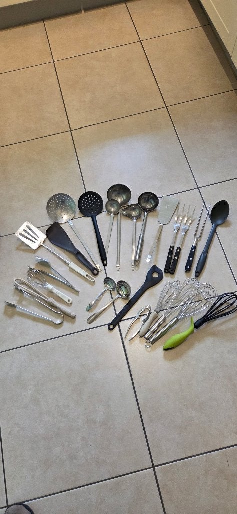 Lot d'ustensiles de cuisine, Enlèvement, Comme neuf