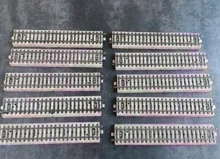 Rails M analogiques Märklin H0 10 X, Analogique, Courant alternatif, Rails, Utilisé