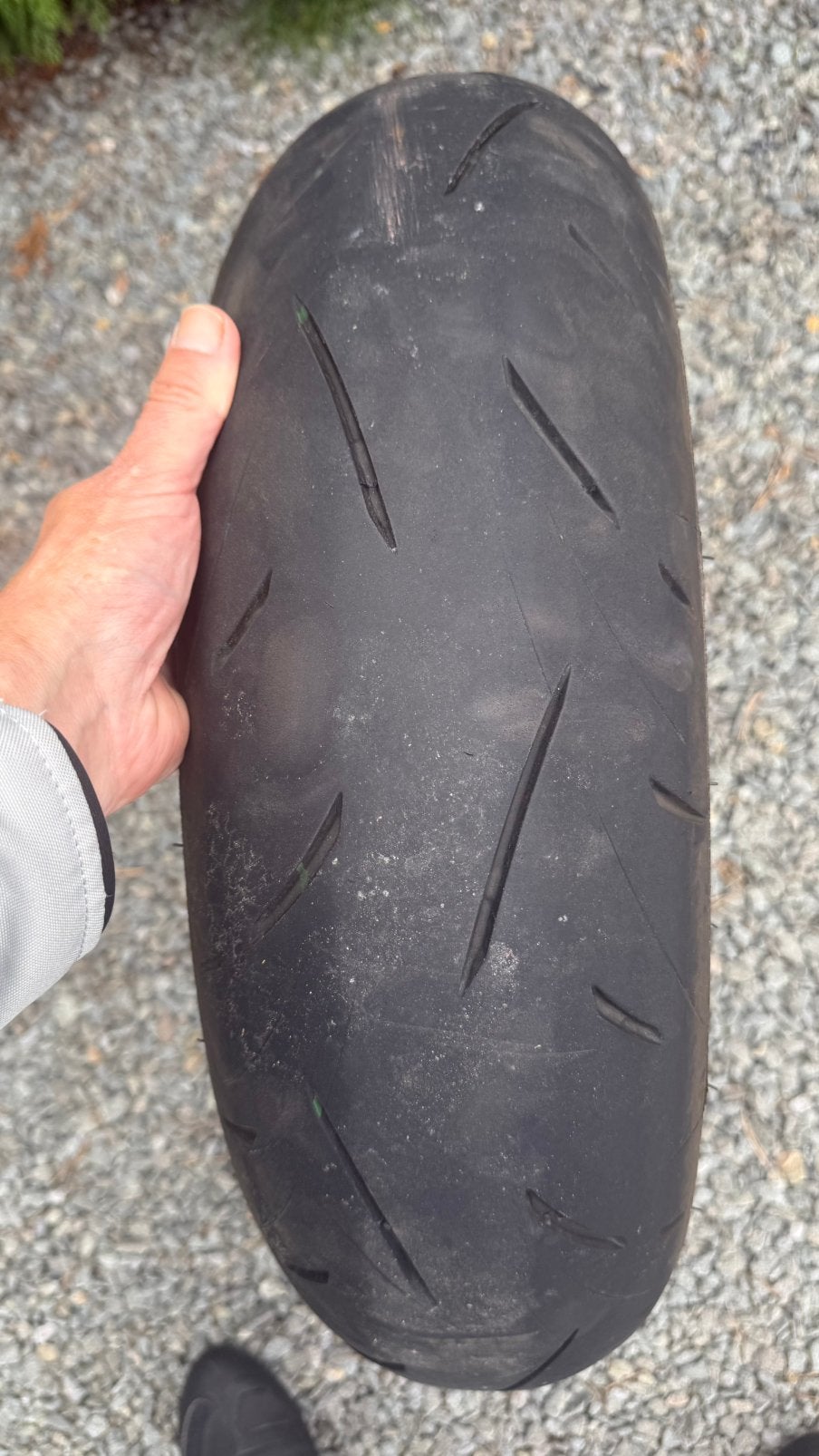 Dunlop sportmax roadsport 2 17 inch motorbanden, Ophalen, Gebruikt