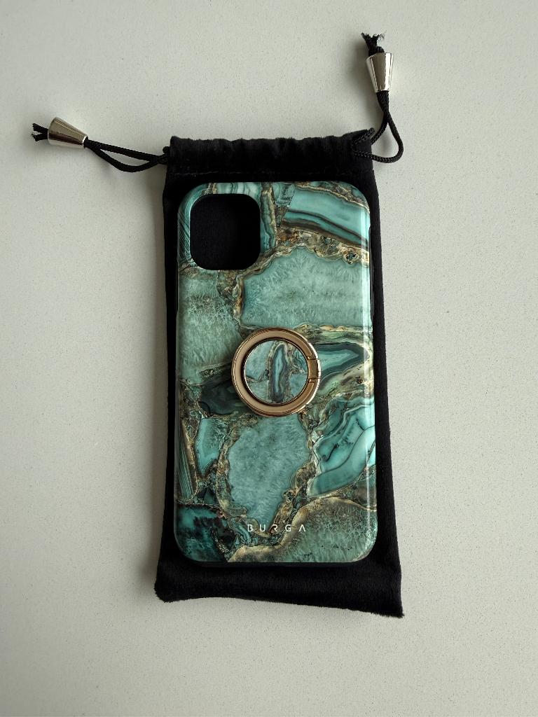 Burga iphone 11 hoesje + screen protector, Ophalen of Verzenden, Zo goed als nieuw, IPhone XR, Hoesje of Tasje