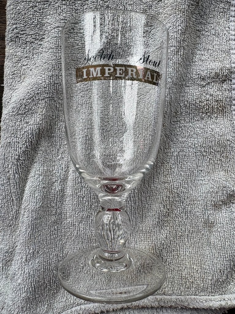 Scotch Stout Imperial, Collections, Marques de bière, Enlèvement ou Envoi, Utilisé, Verre ou Verres, Autres marques