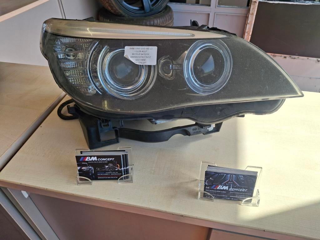Originele xenon serie 5 e60 e61 lci rechter koplamp, Auto-onderdelen, Verlichting, BMW, Ophalen