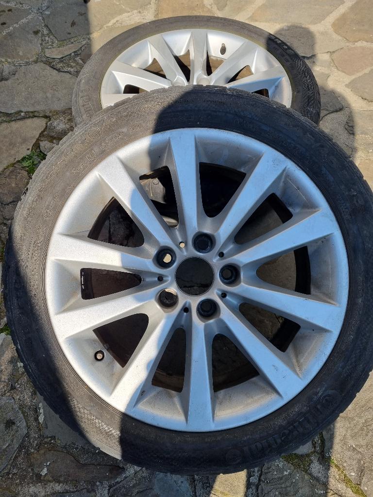 Velgen met banden BMW M5 REEKS, Auto-onderdelen, Banden en Velgen, Ophalen, 18 inch, 245 mm, Band(en)