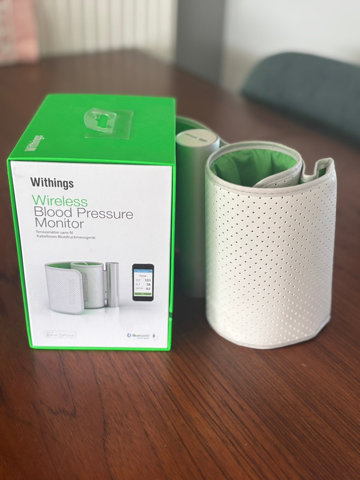 Bloeddrukmeter draadloos via Bluetooth van Withings, Ophalen of Verzenden, Zo goed als nieuw, Overige typen