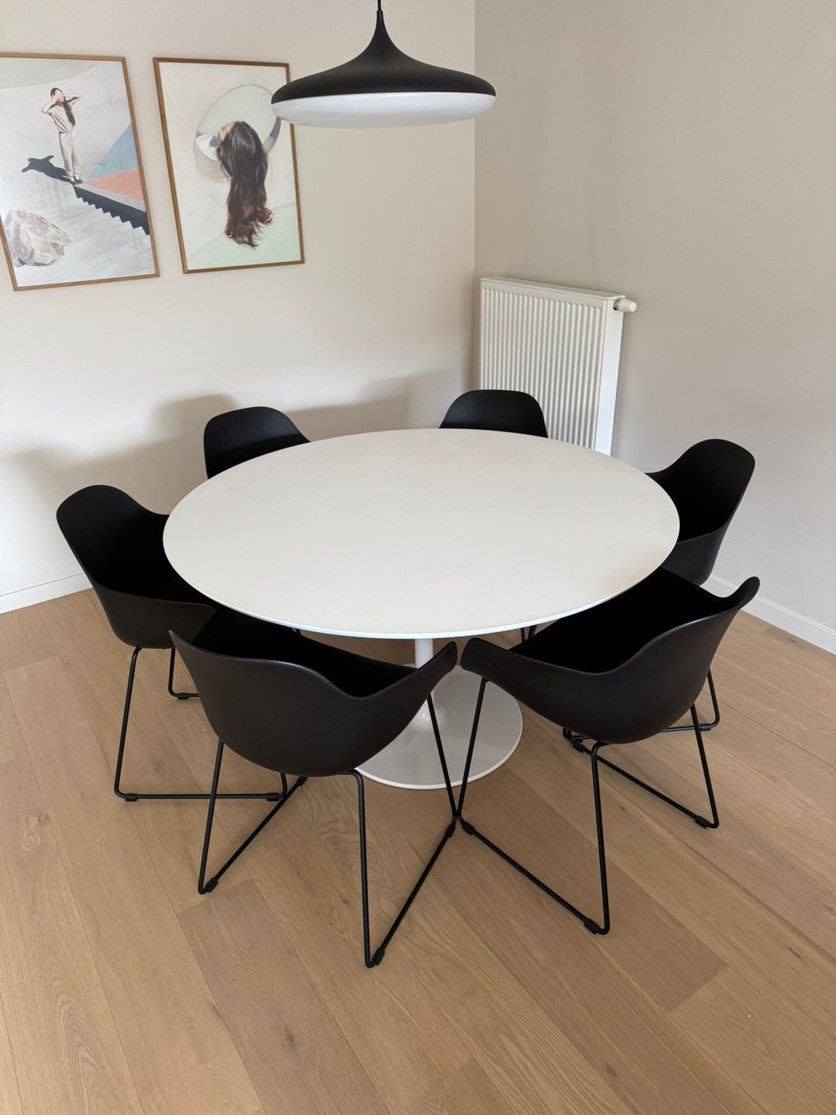 Zwarte kuipstoelen / eetkamer stoelen, Ophalen, Zo goed als nieuw
