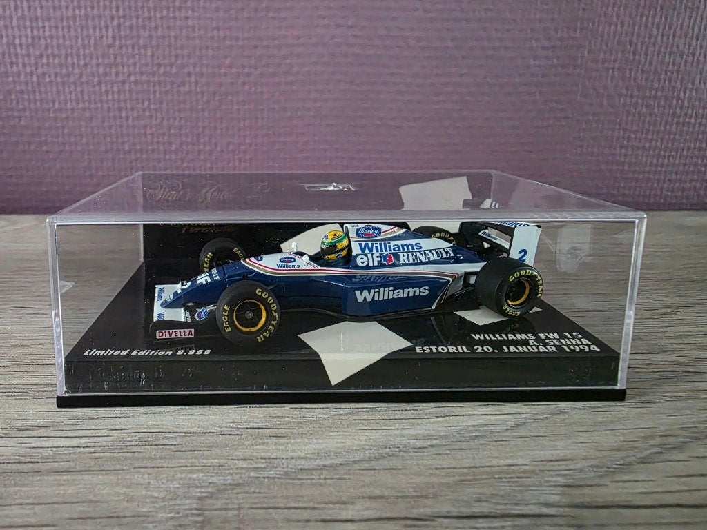 1/43 F1 A.Senna Williams FW15 Estoril 1994 L.E., Verzamelen, Ophalen of Verzenden, Gebruikt, Formule 1