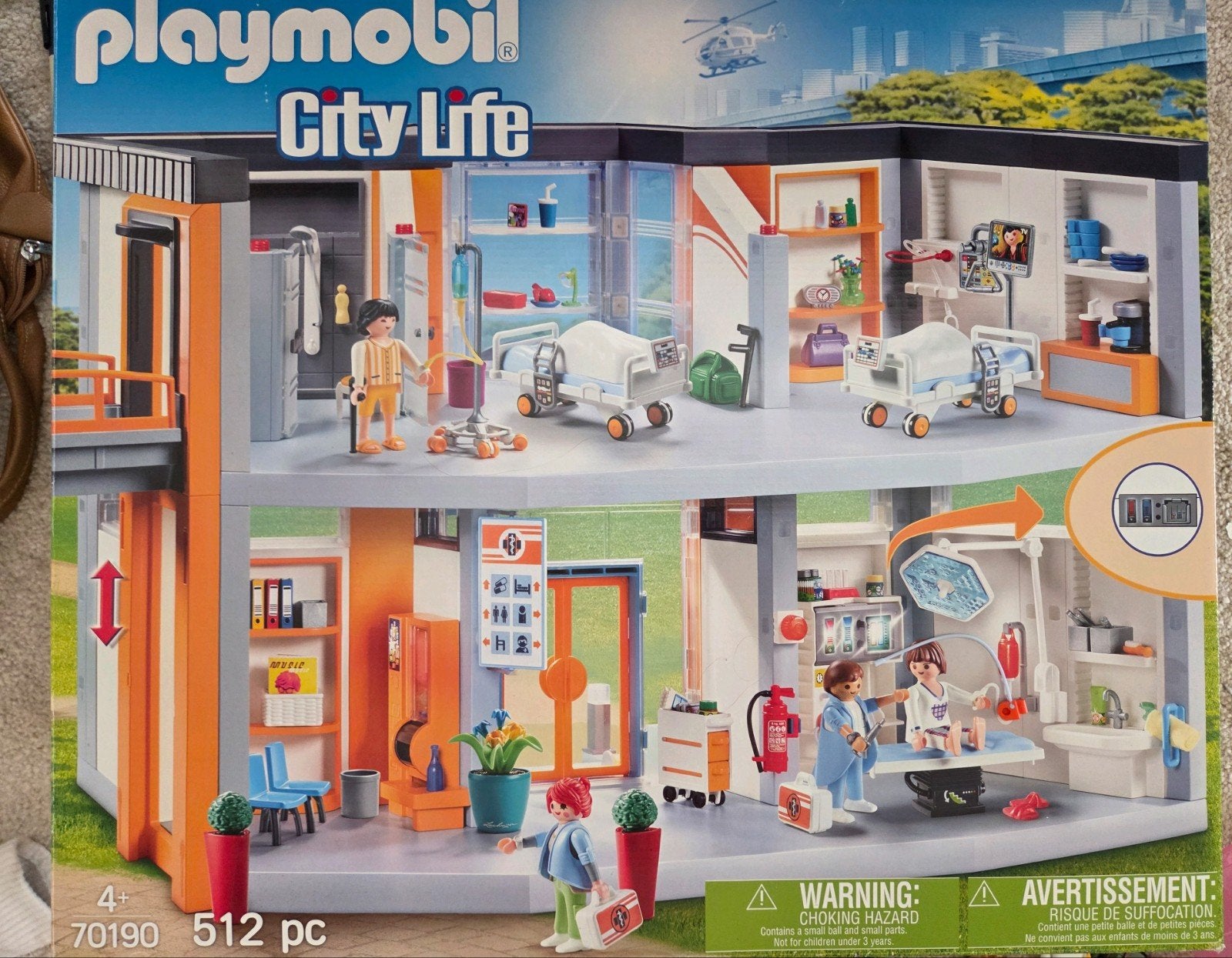 playmobil city life 70190 hôpital, Enlèvement, City life, Kit complet
