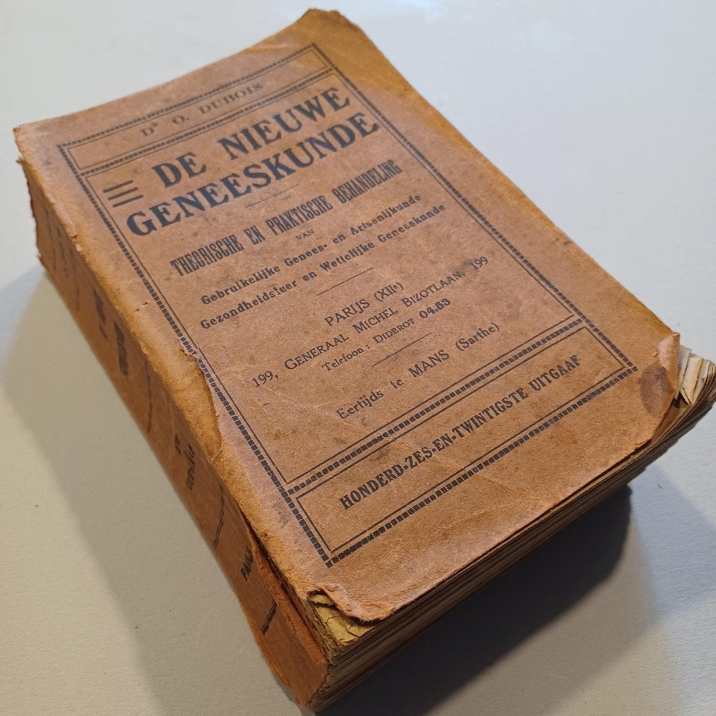 oud boek geneeskunde, Ophalen