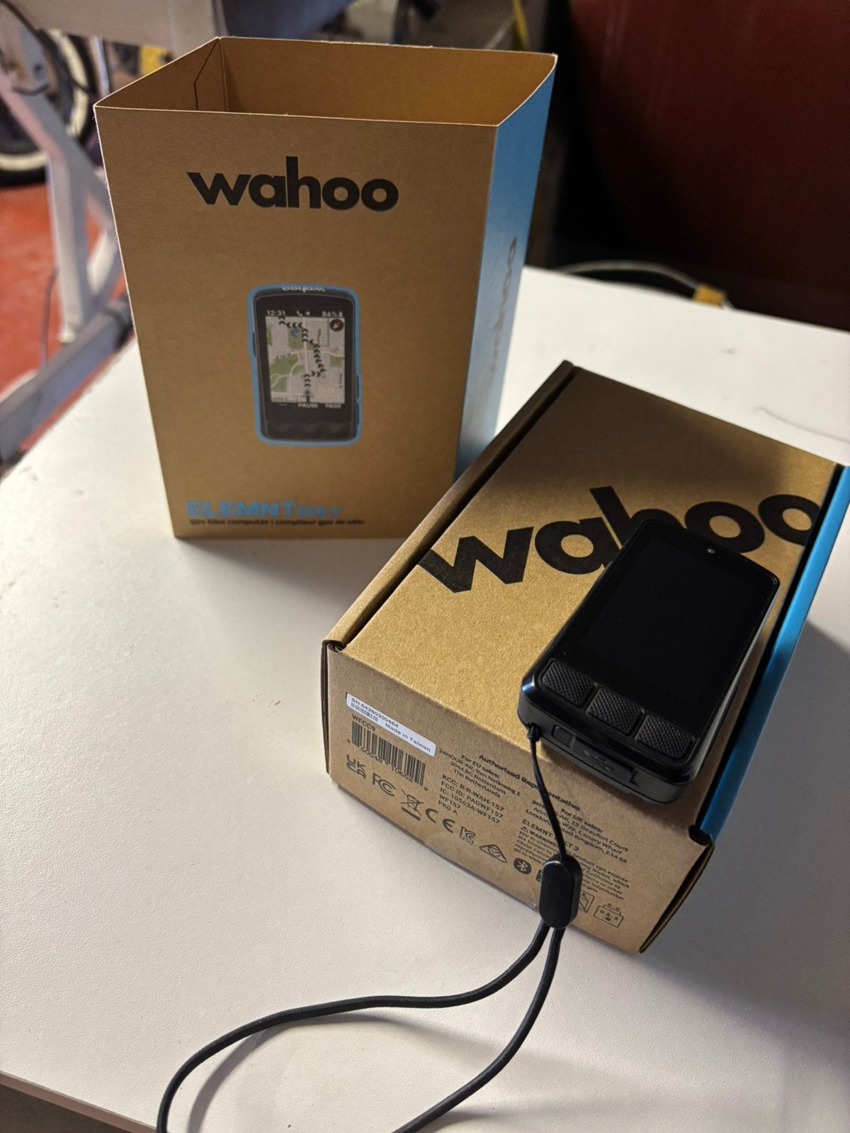 Wahoo Elemnt Bolt 3 Fietscomputer Transparant, Fietsen en Brommers, Ophalen, Zo goed als nieuw