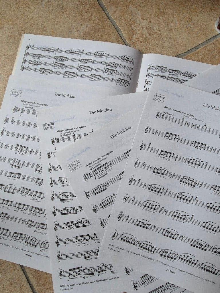 Bladmuziek 3 of meer fluiten/altblokfluiten 11 boeken, Klassiek, Overige soorten, Ophalen of Verzenden, Zo goed als nieuw