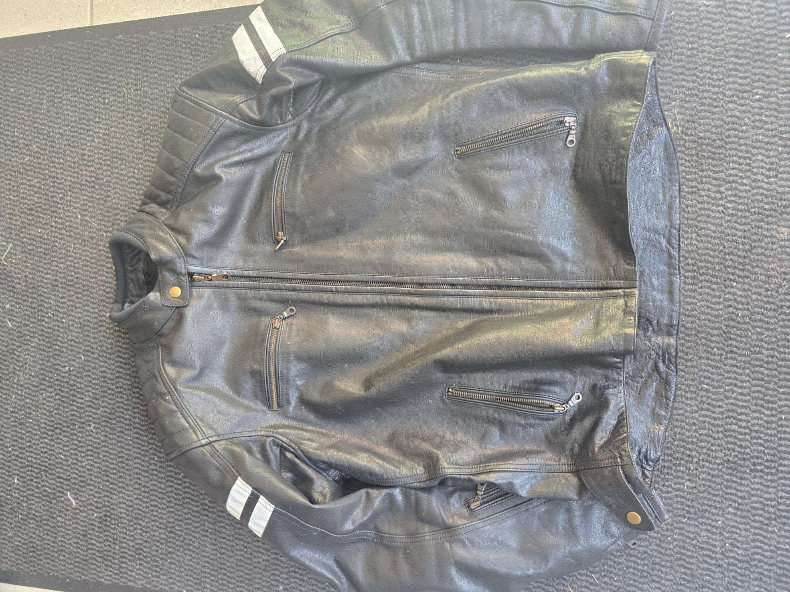 Klassieke Leren Motorjas 3xl, Kleding | Heren, Ophalen