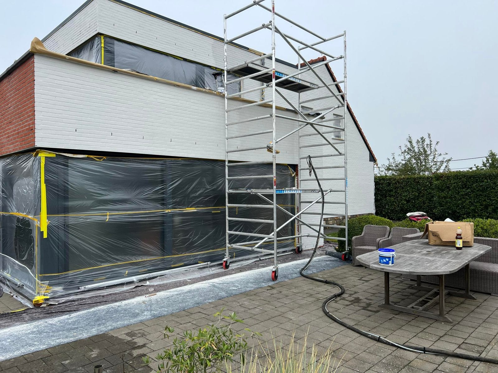Rol stelling te koop, Doe-het-zelf en Bouw, Steigers, Ophalen of Verzenden, Zo goed als nieuw