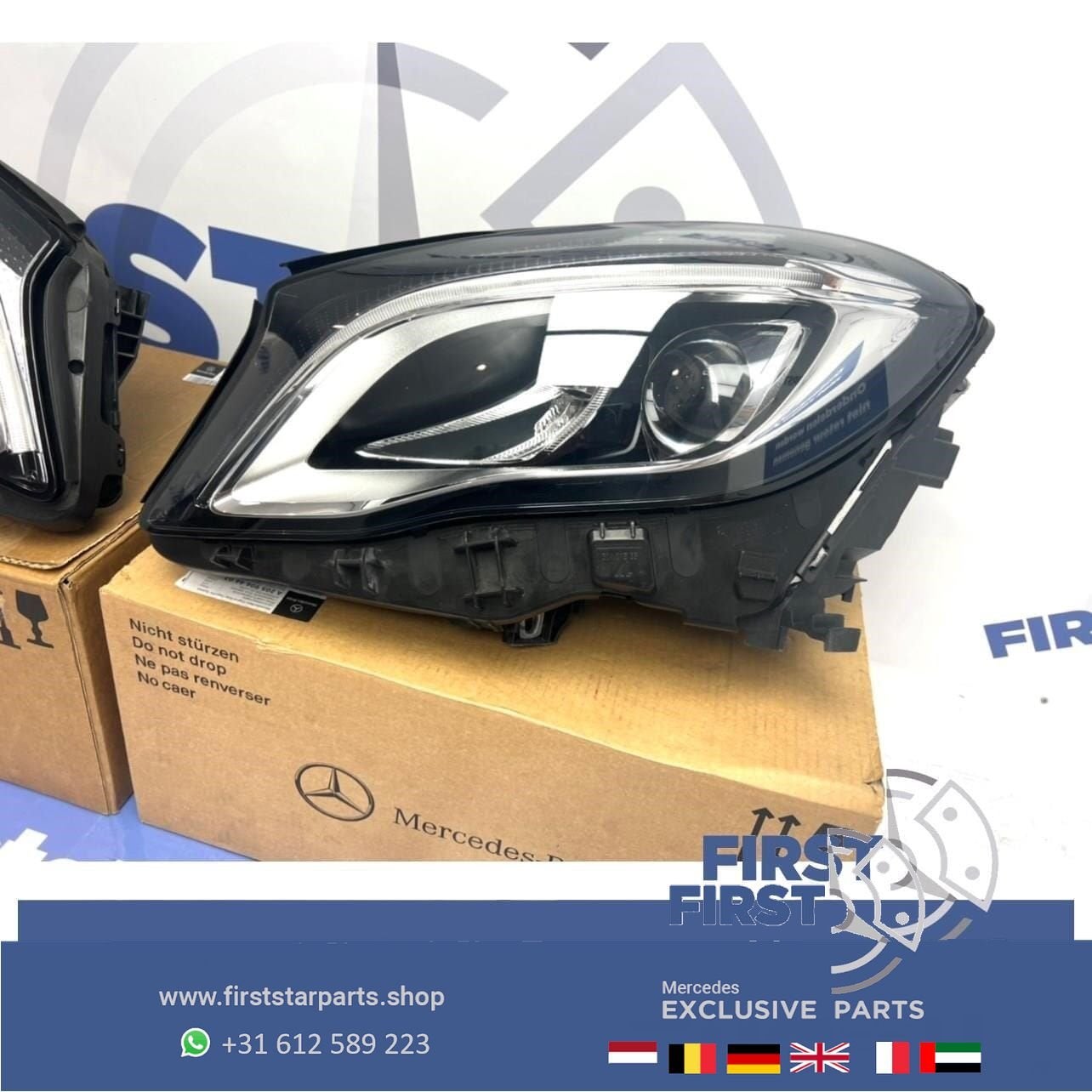 W156 X156 GLA FACELIFT LED KOPLAMP LINKS High Performance LI, Utilisé, -, -, Enlèvement ou Envoi